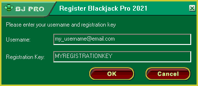 Registering Blackjack