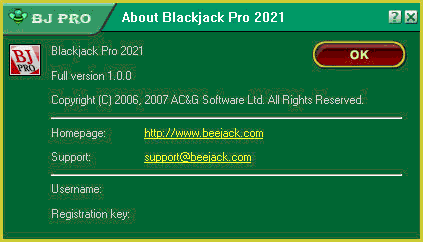Blackjack Pro About