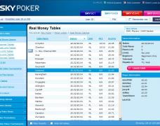 SkyPoker Lobby