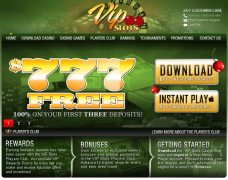 VIPSlots Casino website