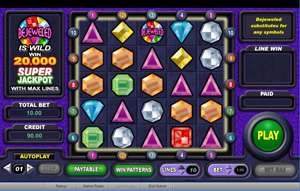 Casino slots Bejeweled symbols